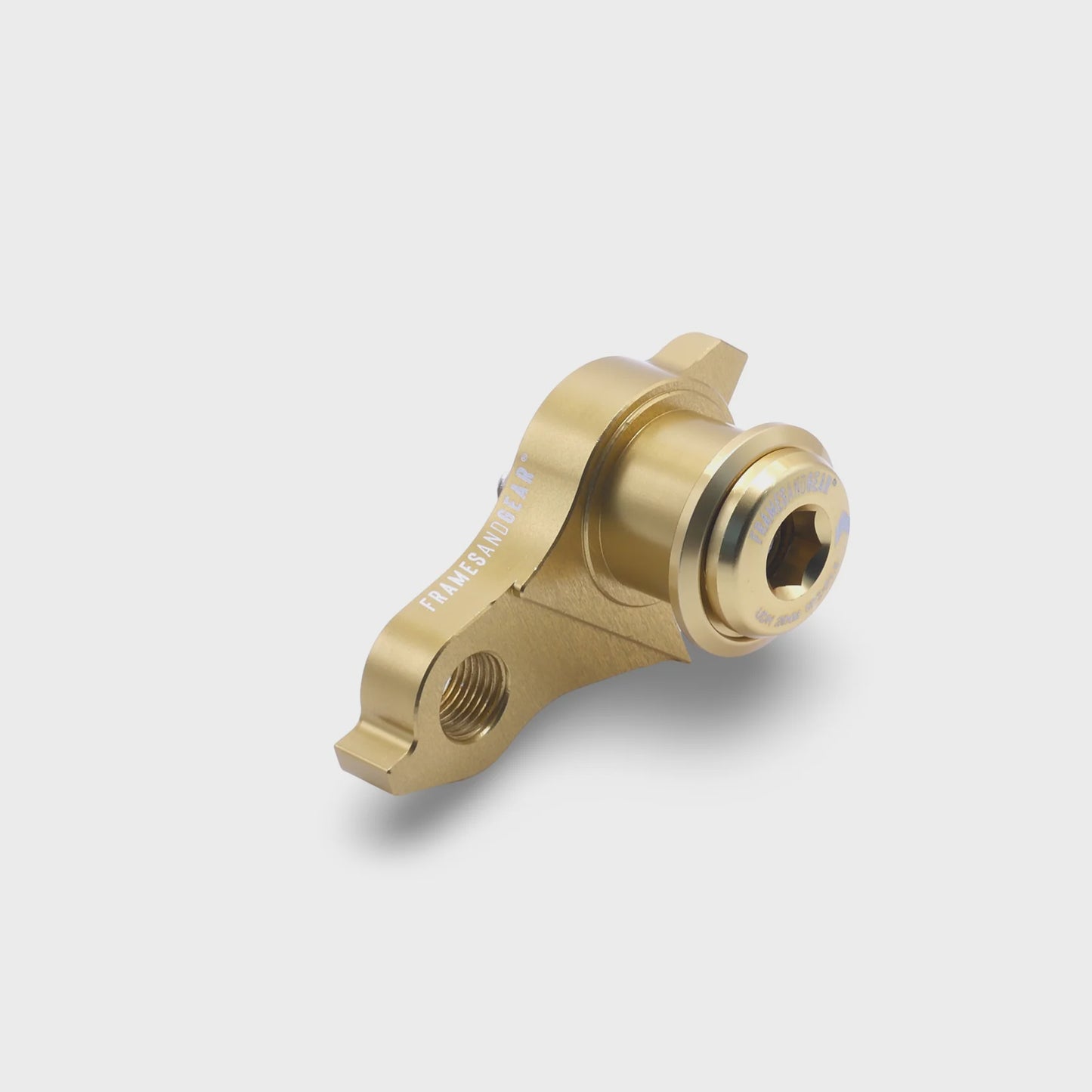 Frames And Gear Disc Brake Derailleur Hanger for UDH Systems (SRAM Shifting) - Gold