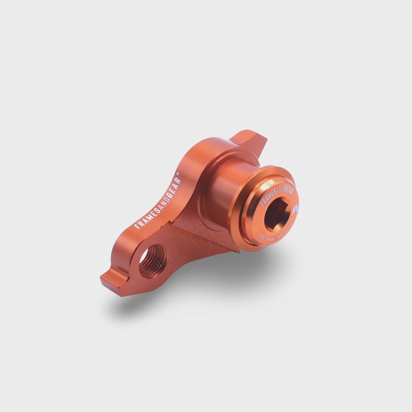 Frames And Gear Disc Brake Derailleur Hanger for UDH Systems (SRAM Shifting) - Orange